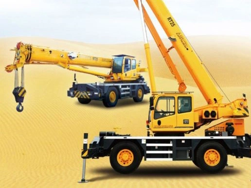 Chinese Manufacturer Acntruck Heavy Rough Terrain Crane Rt35 for Port Construction